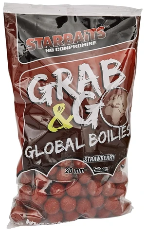 Starbaits boilies g&g global strawberry jam - 5 kg 14 mm