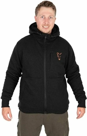 Fox Fishing Sweat à capuche Collection Sherpa Hoody Black/Orange L