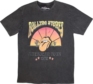 The Rolling Stones T-Shirt Desert '72 Stone Wash Unisex Charcoal Grey S