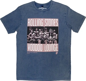 The Rolling Stones T-shirt Voodoo Skulls Stone Wash Unisex Denim Blue S