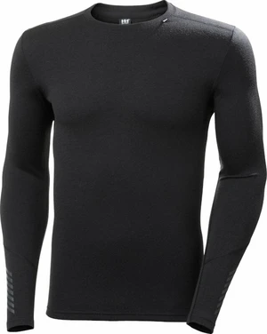 Helly Hansen Lifa Merino Midweight Crew Black S Sous-vêtements thermiques