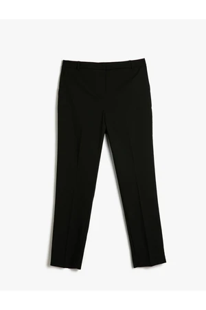 Koton High Waist Cigarette Fabric Trousers