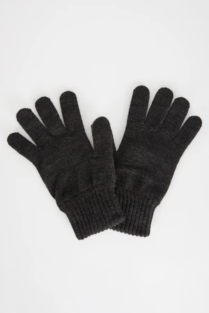 DEFACTO Men's Knitwear Basic Gloves