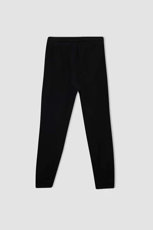 DEFACTO Boy Black Elastic Waist Leg Pocket School Jogger Sweatpants