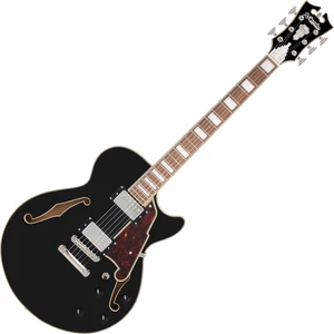 D'Angelico Premier SS Solid Black Guitare semi-acoustique