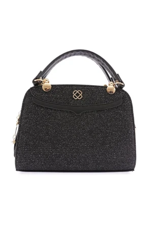 DGN 3237 Women's Shoulder and Hand Bag Black Cupra