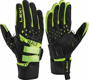 Leki HRC Race Shark Black/Neonyellow 7,5 SkI Handschuhe