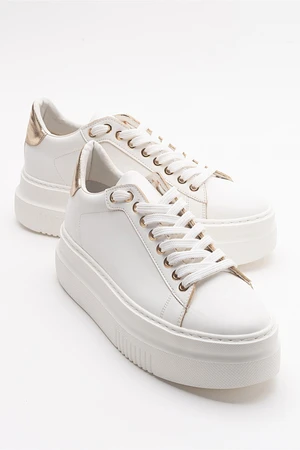 LuviShoes Spes White Women's Sneakers