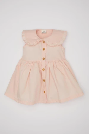 DEFACTO Baby Girl Sleeveless Poplin Dress