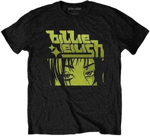 Billie Eilish T-shirt Anime Logo Unisex Black S