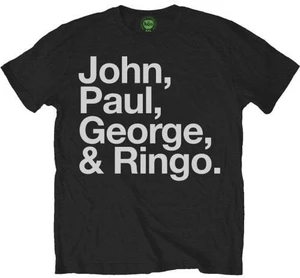 The Beatles Maglietta John, Paul, George & Ringo Unisex Black M