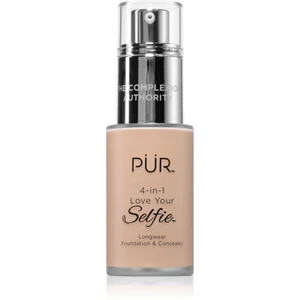 PÜR Cosmetics 4-in-1 Love Your Selfie make-up a korektor 2 v 1 odstín MN1 30 ml