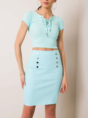 Skirt-LK-SD-506838.26-Light Blue