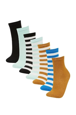 DEFACTO Size 7-Pack Cotton Long Socks