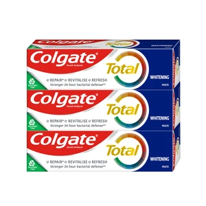 COLGATE Zubní pasta Total Whitening 3 x 75 ml