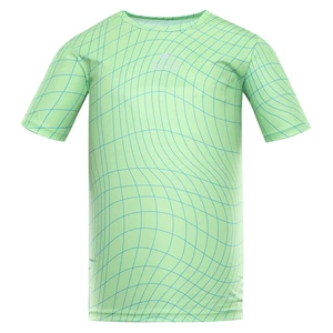 Men's quick-drying T-shirt ALPINE PRO BASIK neon green gecko variant PA