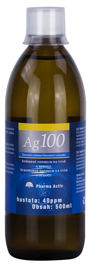 Pharma Activ Koloidné striebro Ag100 (40ppm) 500 ml