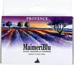 Maimeri Blu Set di colori ad acquerello Provence 6 x 12 ml 6 pezzi