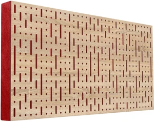 Mega Acoustic FiberPRO120 Binary Bean Sonoma Oak/Red Panneau de bois absorbant