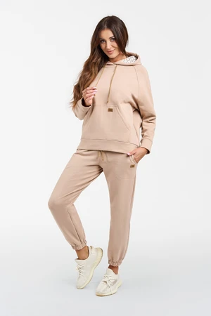 Women's Viva Long Sleeve Sweatshirt - Beige