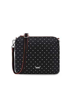 Čierna dámska crossbody kabelka Vuch Coalie Dotty Black