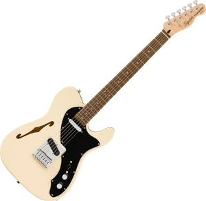 Fender Squier Affinity Series Telecaster Thinline LRL Olympic White E-Gitarre