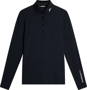 J.Lindeberg Flor Long Sleeve Black S Camiseta polo