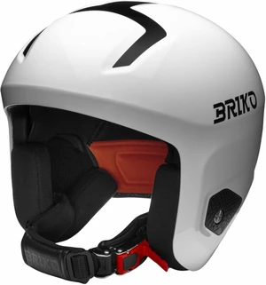 Briko Vulcano 2.0 Shiny White/Black M Casco da sci