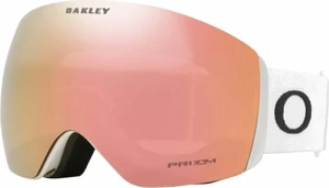 Oakley Flight Deck L 7050C200 Matte White/Prizm Rose Gold Iridium Masques de ski