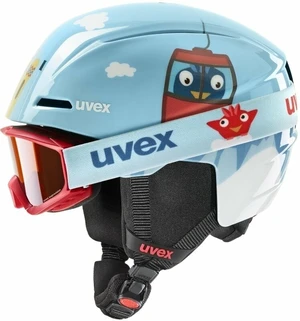 UVEX Viti Set Junior Light Blue Birdy 51-55 cm Cască schi