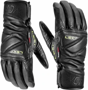 Leki WCR Venom Speed 3D Black/Ice Lemon 7,5 SkI Handschuhe