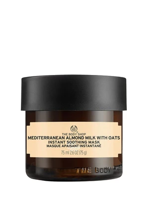 The Body Shop Upokojujúca pleťová maska pre citlivú pleť Mediterranean Almond Milk with Oats (Instant Soothing Mask) 75 ml