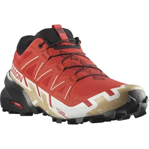 Salomon Speedcross 6 EU 46, Fiery Red/Black/Safari Pánské běžecké boty