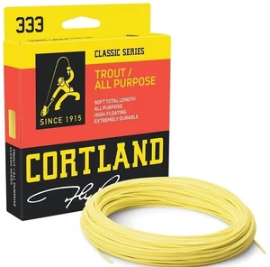 Cortland muškařská šňůra 333 classic trout all purpose freshwater yellow 90 ft - wf6f