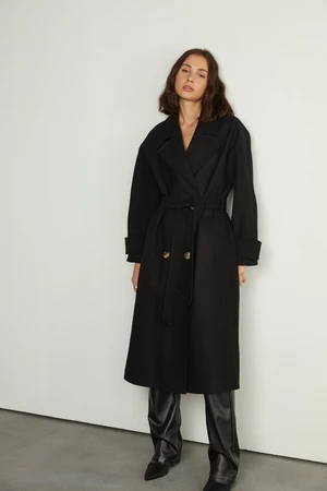 VATKALI Clad Wool Coat Black