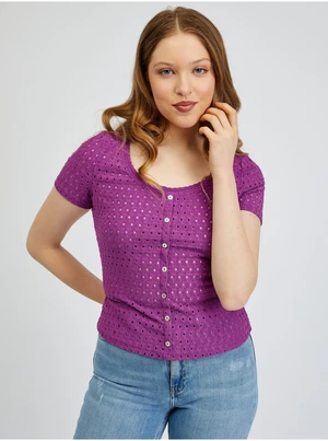 Purple women's T-shirt ORSAY - Women