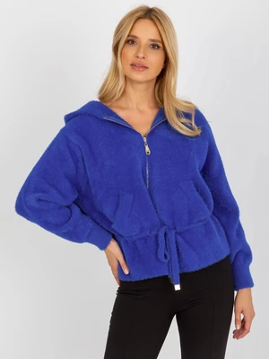 Cobalt Blue Alpaca Transition Jacket by Keilani