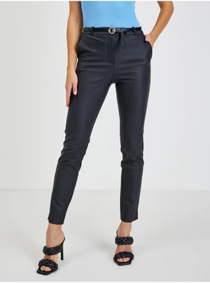 Black Women's Trousers with Strap ORSAY - Women