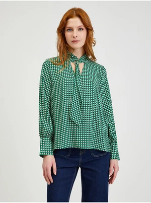 Green Women's patterned blouse ORSAY - Ladies