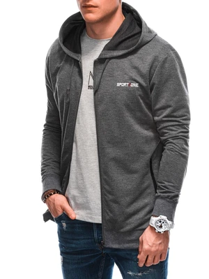 Edoti Men's zip-up sweatshirt