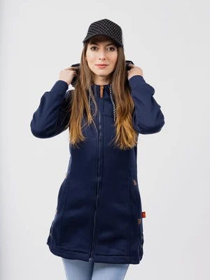 Women's Extended Sweatshirt GLANO - blue