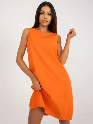 Orange OCH BELLA simple cocktail dress