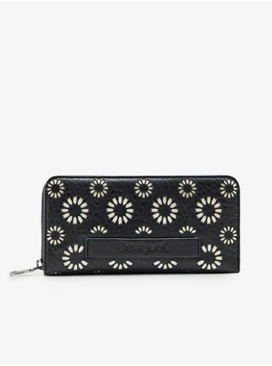 Black Desigual Amorina Fiona Women's Patterned Wallet - Ladies