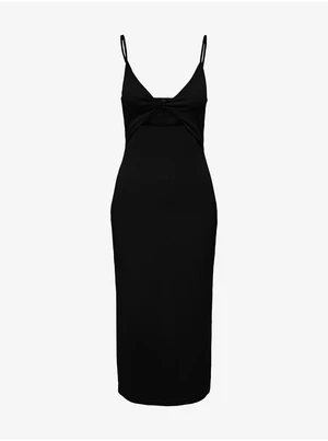 Black Women's Pencil Maxi-dresses ONLY Debbie - Ladies