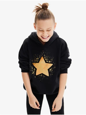 Black Girls' Hoodie Desigual Imorge - Girls