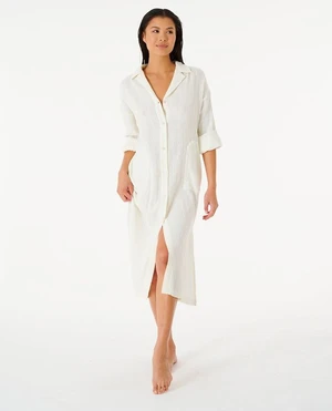 dress Rip Curl NORAH SHIRT DRESS Bone