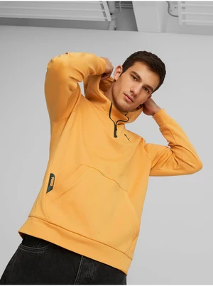 Orange Mens Hoodie Puma - Men