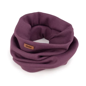 Cotton DOKE neck warmer organic violet