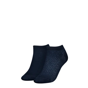 Tommy Hilfiger Woman's 2Pack Socks 701227564002 Navy Blue