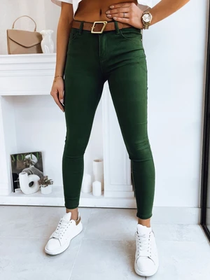 LODGE Women's Denim Pants Dark Green Dstreet